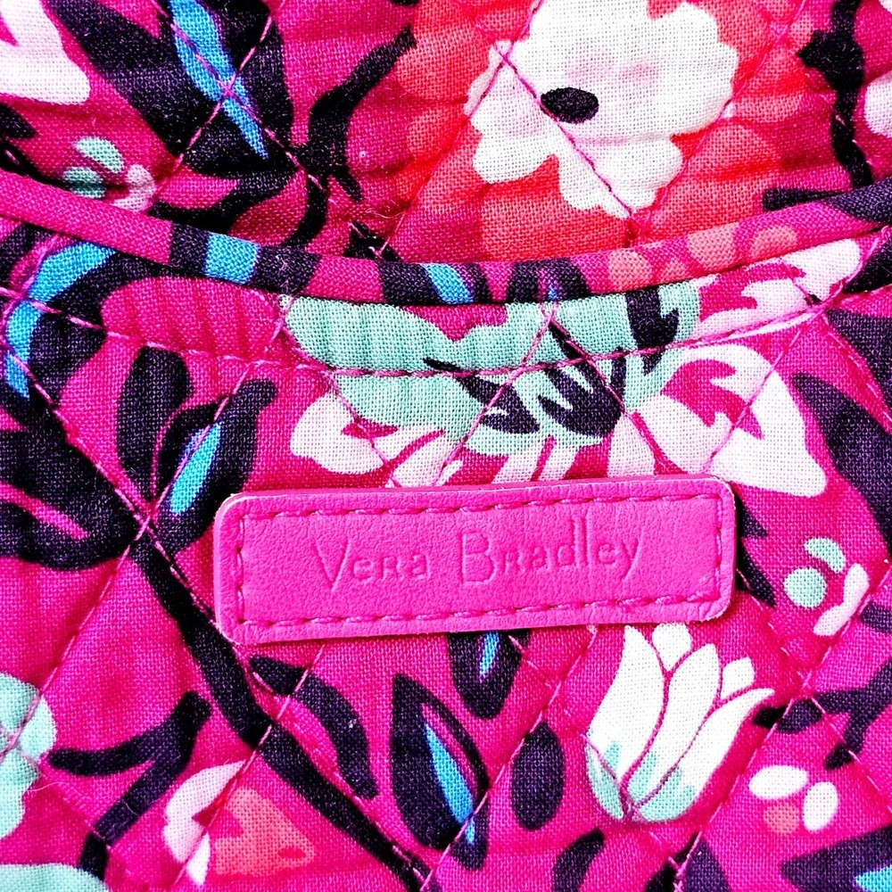 Vera Bradley Floral Quilted Shoulder Bag Pink‎ Cottagecore Preppy Pixie Blooms